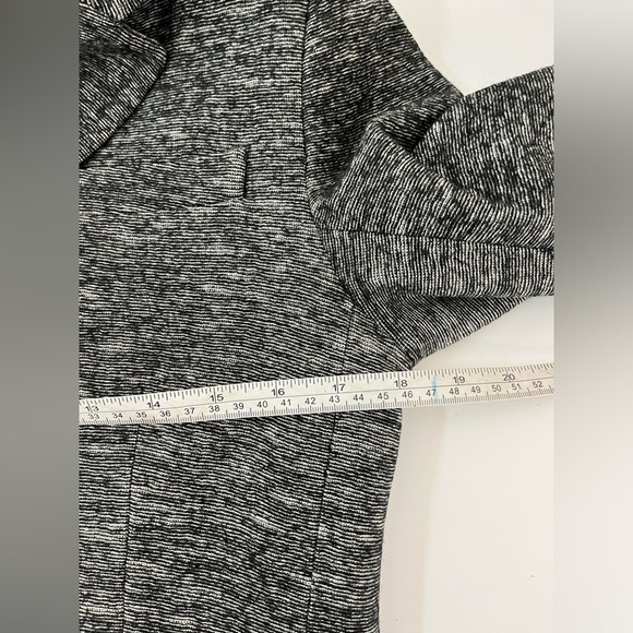 Theory Womens Size 8 Wool Cotton Blend Blazer 2 Button Melange Made in USA - Picture 7 of 11